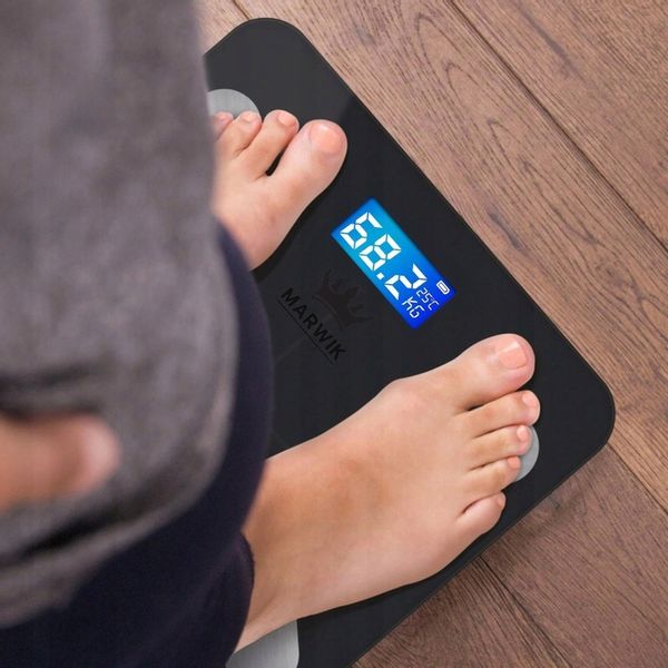 WAGA ŁAZIENKOWA ANALITYCZNA SLIM 180KG SMART+ 25w1 BLUETOOTH ANDROID / iOs zdjęcie 3