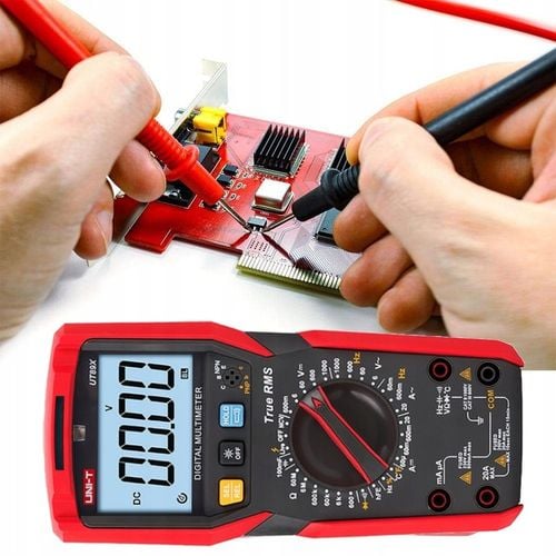 UNIWERSALNY MULTIMETR CYFROWY MIERNIK PRĄDU UT89X TRUE RMS TERMOSONDA na Arena.pl
