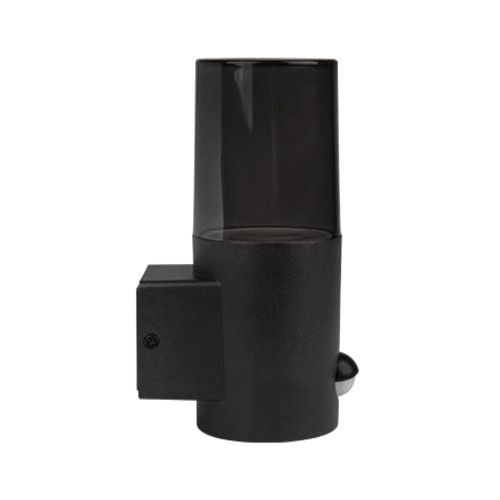 KINKIET NA ŻARÓWKĘ OKRĄGŁY NA BALKON CZARNY E27 CZUJNIK RUCHU na Arena.pl