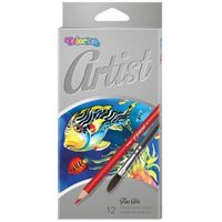 kredki akwarelowe artist 12 kolorów colorino