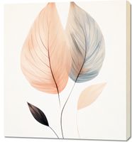 Obraz 90x100cm Liściasty Taniec