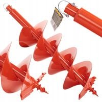 Wiertło do świdra spalinowego Geko 25 cm x 80 cm do gleby