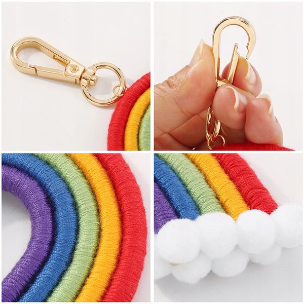 BRELOK DO KLUCZY TOREBKI TĘCZA PRIDE LGBT 486 zdjęcie 2