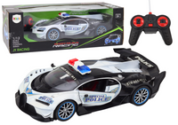 Auto Zdalnie Sterowane RC Policyjne w Skali 1:12 Biały