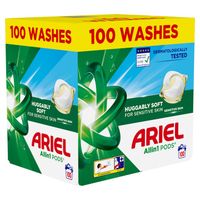 Ariel Sensitive Allin1, kapsułki do prania, 100 prań biały
