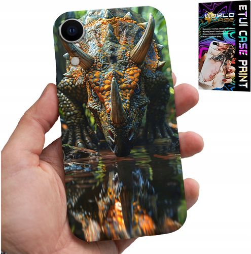 ETUI DO IPHONE XR - DINO DINOZAUR TRICERATOPSEM FUTERAŁ na Arena.pl