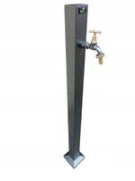 Kran słupek ogrodowy YaPko 1/2" Antyczne Srebro 100cm