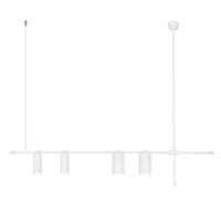 Wisząca LAMPA industrialna NAMASU 7929 Shilo regulowana OPRAWA metalowy ZWIS tuby białe