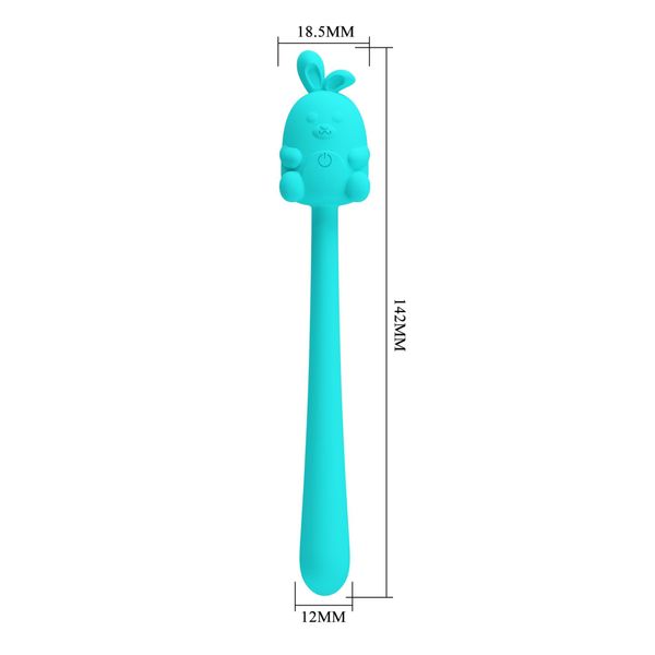 Cute Bunny, Flirting Stick, 7 Vibration Functions, Magnetic Usb Charging zdjęcie 8