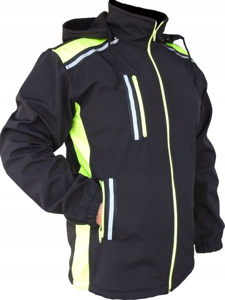 KURTKA ROBOCZA SOFTSHELL ODBLASKOWA WODOODPORNA zdjęcie 1