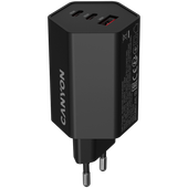 canyon ładowarka sieciowa hexagon 65 gan 65w 2xpd 1xqc eu czarna