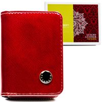 portfel damski skórzany ptn ph33-1-saf-1610 red