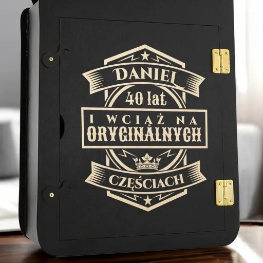 KANISTER BAREK PREZENT NA 18 30 40 50 URODZINY zdjęcie 3