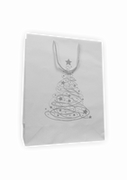 Torby świąteczne duże 32 x 13 x 42 cm choinka