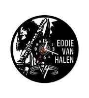 Zegar ścienny z płyty winylowej Eddie Van Halen 4.13