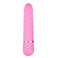 love diamond model pink - kompaktowy wibrator z regulacją wibracji