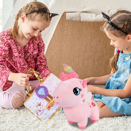 Pluszowy Jednorożec z Torebką Maskotka Przytulanka Unicorn na Arena.pl
