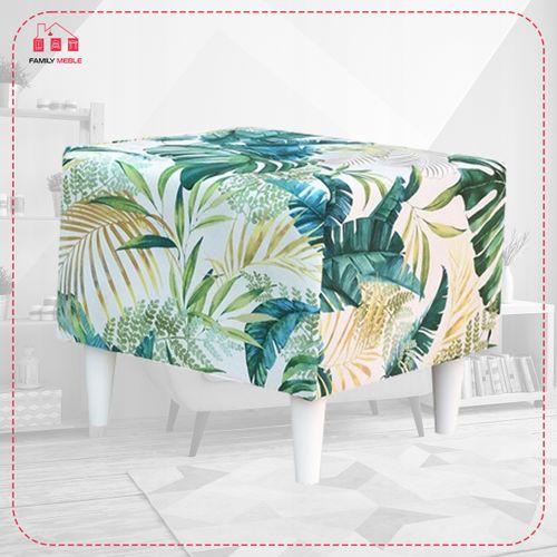 Pufa puf podnóżek siedzisko Ari Print Family Meble na Arena.pl