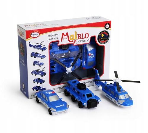 MALBLO MAGNETIC - pojazdy policyjne 0316 na Arena.pl