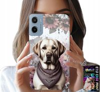 ETUI DO MOTOROLA E15 / G05 - PIESEK PIESKI HUSKY PSIE WZORY + FOLIA