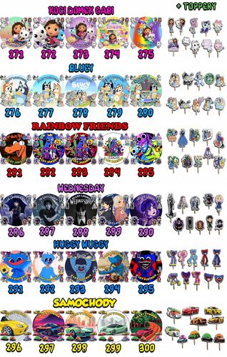 ZESTAW OPŁATEK NA TORT 20CM + TOPPERY PAPIEROWE - KOT KOTEK KOTY 15CM 18CM na Arena.pl