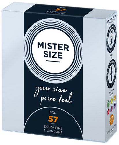 Mister.size Condoms 57 Mm 3 Pieces na Arena.pl