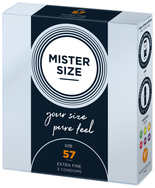 Mister.size Condoms 57 Mm 3 Pieces zdjęcie 2