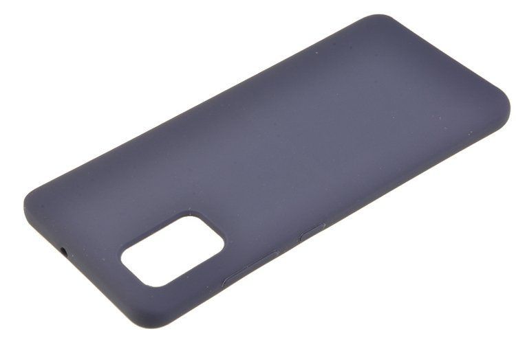 Etui Silicone Case do Samsung Galaxy A51 granatowy zdjęcie 3