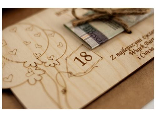 Kartka na urodziny Bon podarunkowy PREZENT na 3 11 18 40 urodziny na Arena.pl