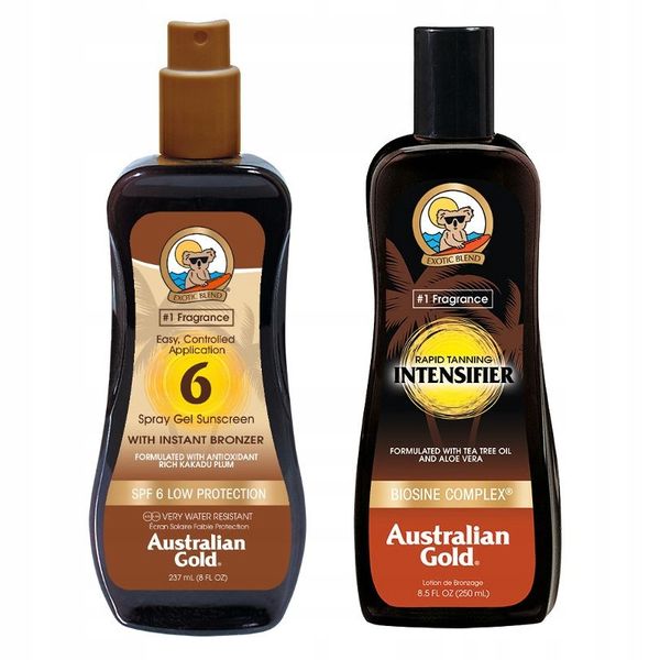 Australian Gold SPF6 Spray Gel + Tanning Intensifier zdjęcie 1