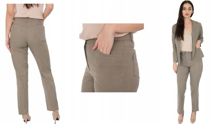 SPODNIE BAWEŁNA KLASYCZNE (38-54) KOLORY r.46 zdjęcie 12