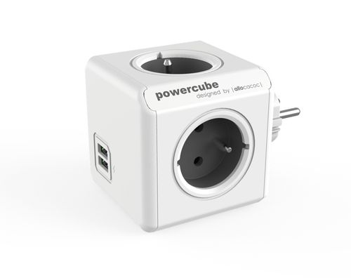 Allocacoc Przedłużacz PowerCube Original USB Grey na Arena.pl