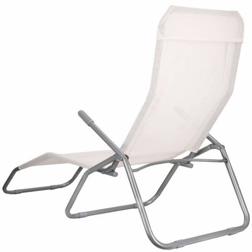 Leżak grawitacyjny ogrodowy ecru zero gravity na Arena.pl