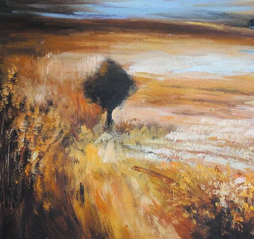Pejzaż abstrakcja (50x60cm) na Arena.pl