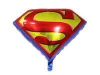 Balon foliowy "Superman, odznaka", 45 cm (18 cali) [balon na hel]