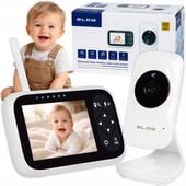 KAMERA ELEKTRONICZNA NIANIA NA ŻYWO EKRAN LCD HD TRYB NOCNY MUZYKA DZIECI