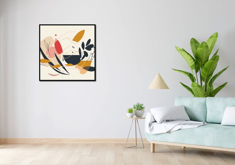 Plakat 80x80cm Porywista Flora zdjęcie 4