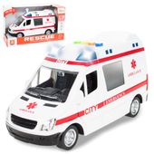 Auto Ambulans Karetka z dźwiękiem i światłem 1:16