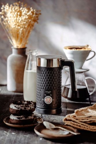 SPIENIACZ ELEKTRYCZNY DO MLEKA PODGRZEWACZ 2w1 Cappuccino Latte 4 Funkcje na Arena.pl