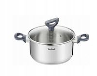 Garnek ze szklaną pokrywką TEFAL Daily Cook stal indukcja 24cm 5L G7124645
