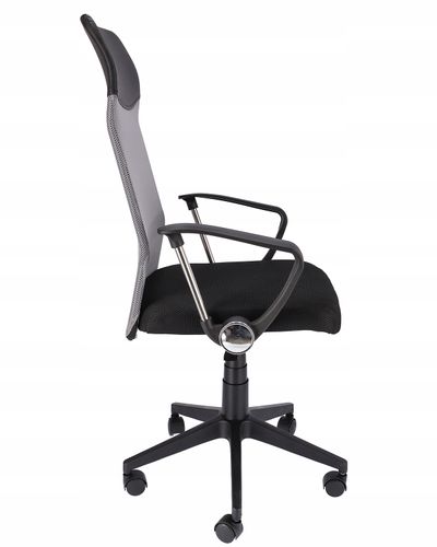 fotel zoom ekoskóra szara na Arena.pl