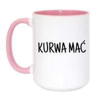 Duży Biało-Różowy 450 ml