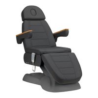 Fotel kosmetyczny elektryczny Sillon Lux 273b 3 silniki szary