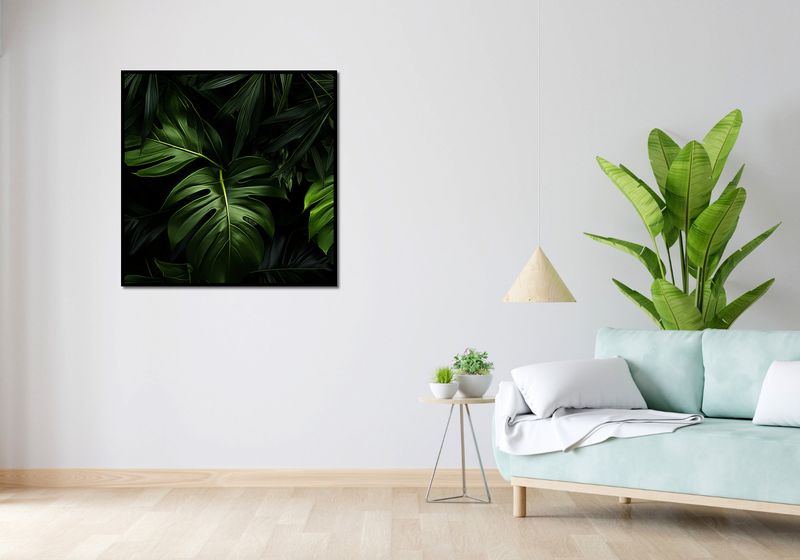 Plakat 90x90cm Zielony Szept zdjęcie 4
