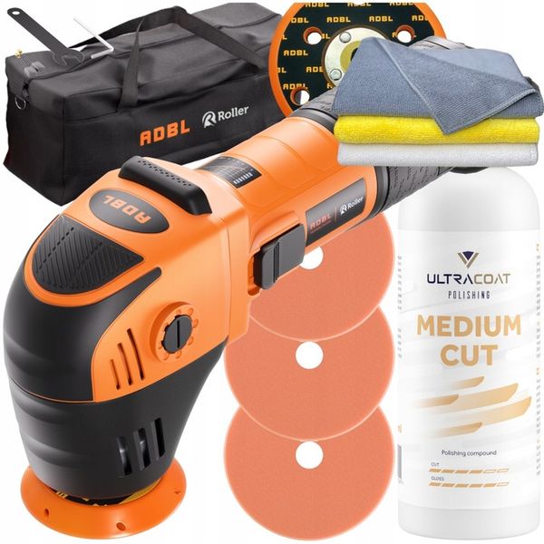 ADBL Roller D12075 Zestaw Maszyna Polerska Pasta Ultracoat Polerka Lakieru zdjęcie 1