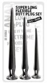 super long anal plug set