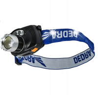 DEDRA L1010 LATARKA CZOŁOWA LED 3W CZUJNIK RUCHU
