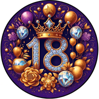 Opłatek na tort Urodziny 18 30 40 50 60 Happy Birthday Okazjonalny