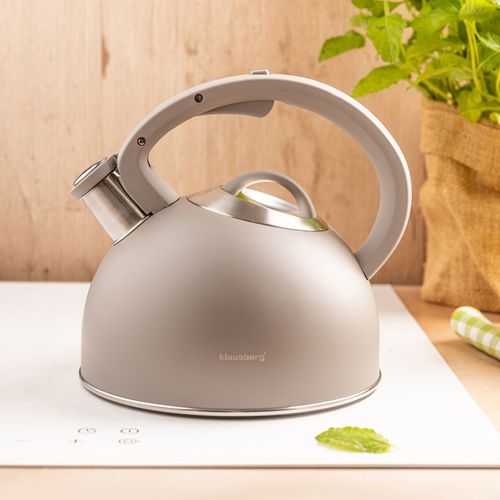 czajnik stalowy z gwizdkiem 2,5l klausberg kb-7912 na Arena.pl