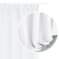 Zasłona gotowa na taśmie HOLD 140x270 zaciemniająca blackout śnieżna